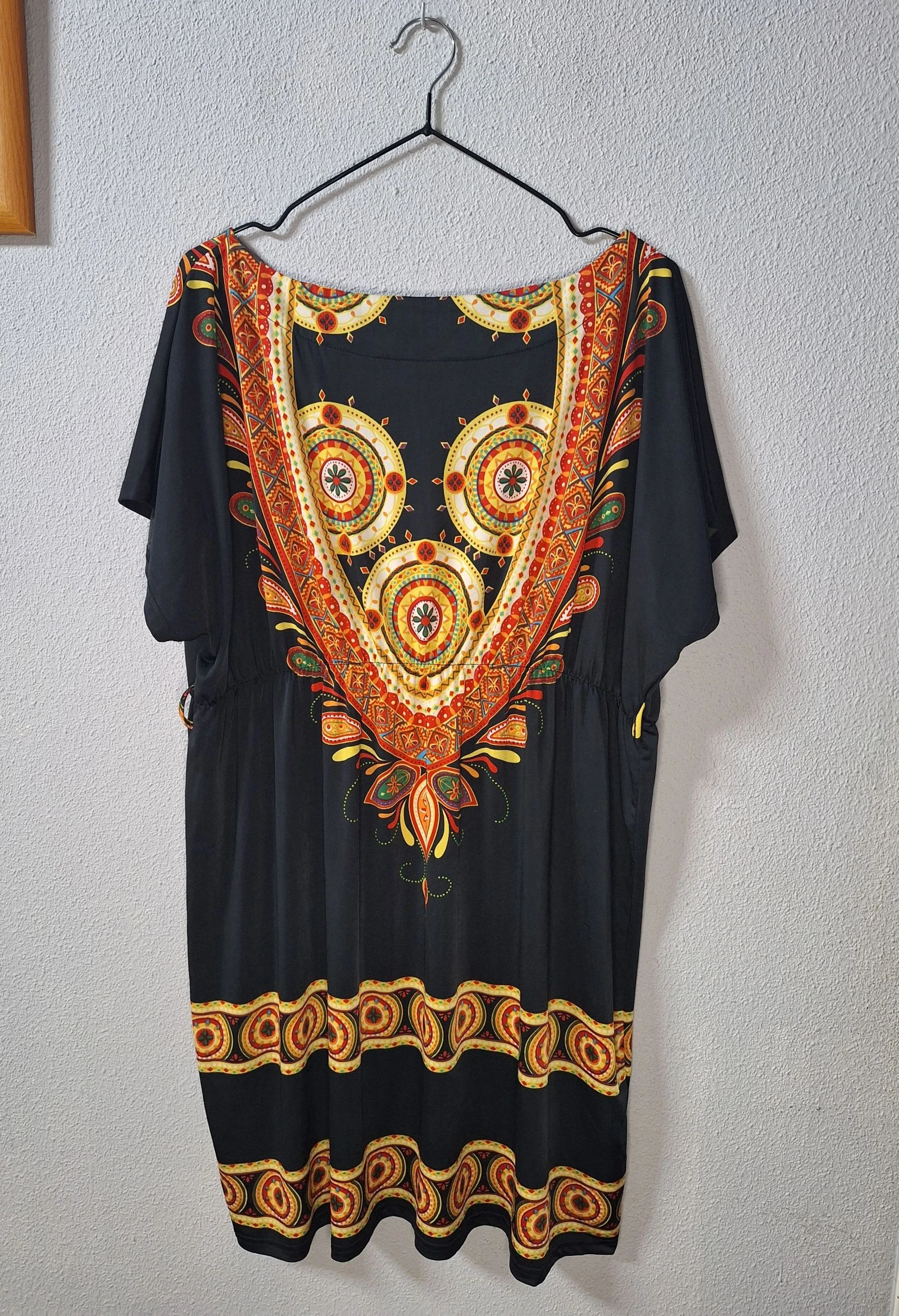 Boho dress Christian Lay ethnic print size 44 XL – photo 5